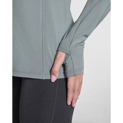 Sudadera técnica mujer con detalles reflectantes