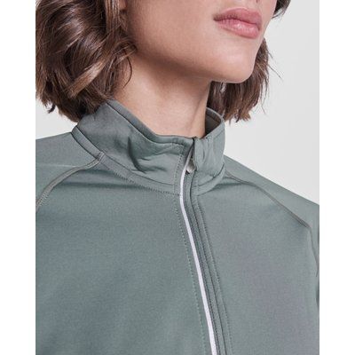 Sudadera técnica mujer con detalles reflectantes