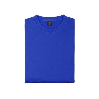 Sudadera técnica niños 100% poliéster Azul 6-8