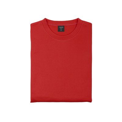 Sudadera técnica niños 100% poliéster Roj 6-8
