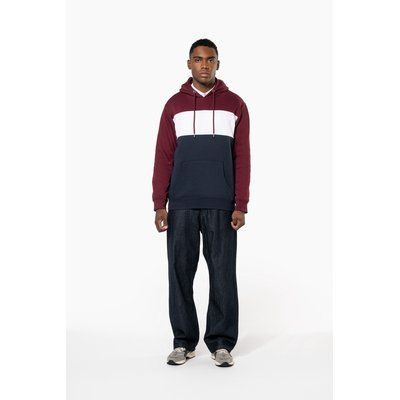 Sudadera tricolor unisex