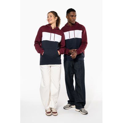 Sudadera tricolor unisex