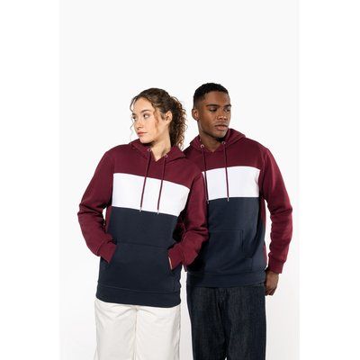 Sudadera tricolor unisex