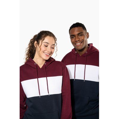 Sudadera tricolor unisex