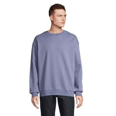 Sudadera Unisex 80% Algodón 20% Poliéster Reciclado Azul XL