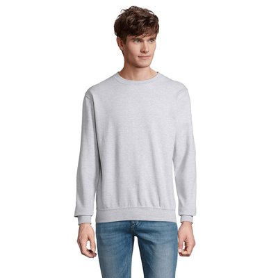 Sudadera Unisex 80% Algodón 20% Poliéster Reciclado Gris Melange 2 XXL