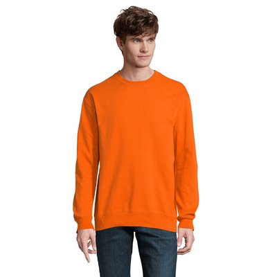 Sudadera Unisex 80% Algodón 20% Poliéster Reciclado Naranja Xxl