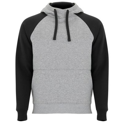 Sudadera unisex bicolor Gris Vigore/Negro M