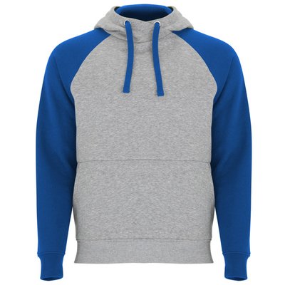 Sudadera unisex bicolor Gris Vigore/Royal M