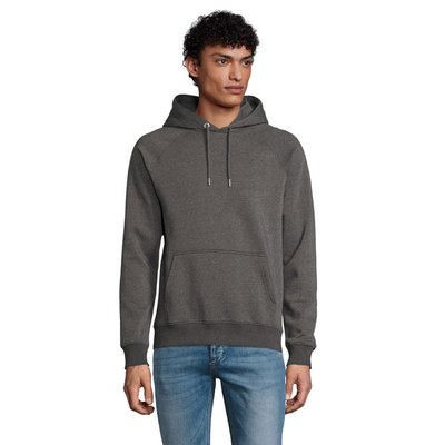 Sudadera Unisex con Capucha 280g Antracita Mezcla L