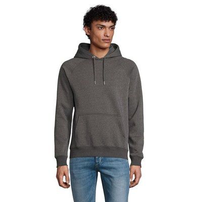 Sudadera Unisex con Capucha 280g Antracita Mezcla M