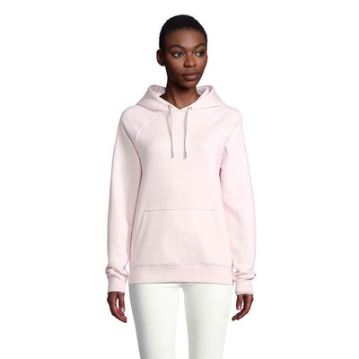Sudadera Unisex con Capucha 280g Rosa Pálido L