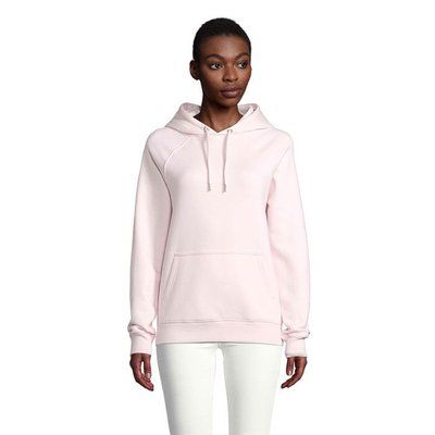 Sudadera Unisex con Capucha 280g Rosa Pálido S