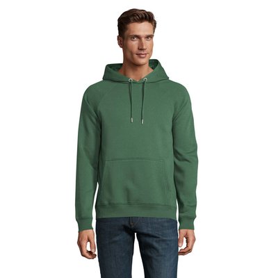 Sudadera Unisex con Capucha 280g Verde Botella Oscuro 3Xl