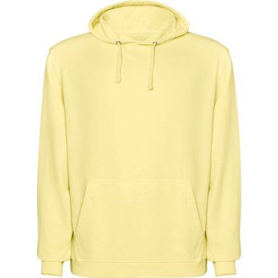 Sudadera unisex con capucha acabado lavado ácido Amarillo Sweet Lavado S