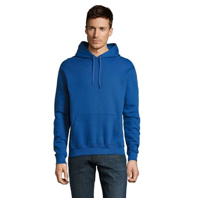 Sudadera Unisex con Capucha Azul Royal Xxl