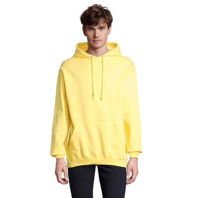 Sudadera Unisex Eco con Capucha Amarillo Claro Xxl