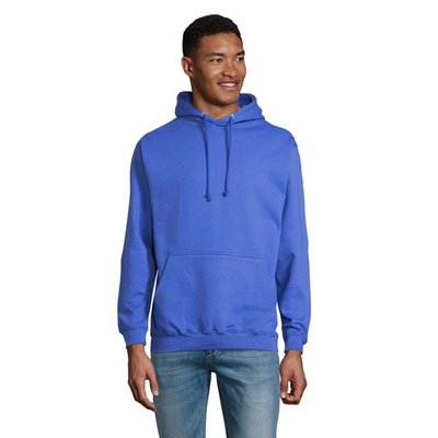 Sudadera Unisex Eco con Capucha Azul Royal S
