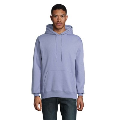 Sudadera Unisex Eco con Capucha Azul XL