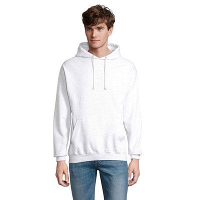 Sudadera Unisex Eco con Capucha Ceniza 3XL