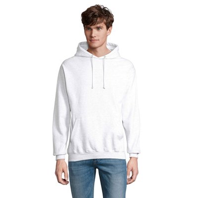 Sudadera Unisex Eco con Capucha Ceniza S