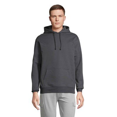 Sudadera Unisex Eco con Capucha Gris Ratón S