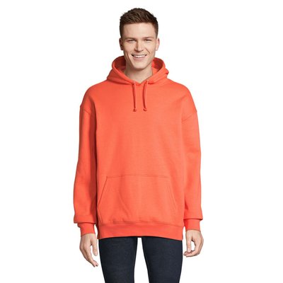Sudadera Unisex Eco con Capucha Pop Orange XS