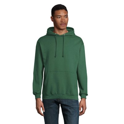 Sudadera Unisex Eco con Capucha Verde Botella Oscuro 4Xl
