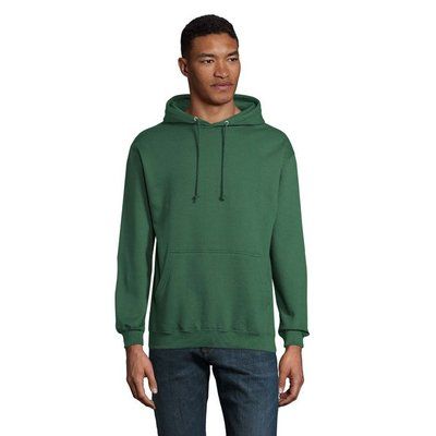 Sudadera Unisex Eco con Capucha Verde Botella Oscuro XL
