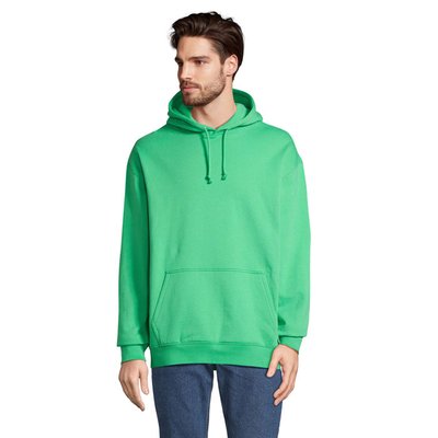 Sudadera Unisex Eco con Capucha Verde Primavera S