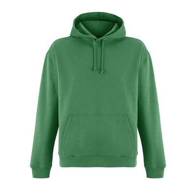 Sudadera Unisex Eco con Capucha Verde S