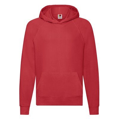 Sudadera Unisex Niño con Capucha Roj 7-8