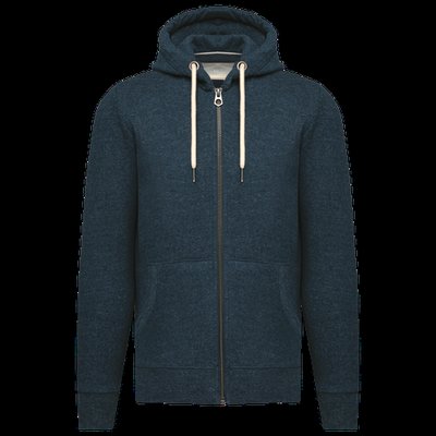 Sudadera vintage con capucha Night Blue Heather XXL