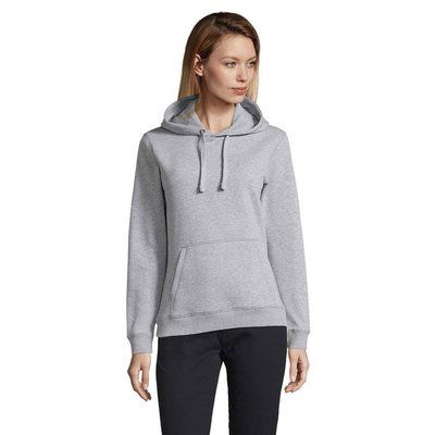 Suéter Mujer con Capucha 280g Gris Melange 2 XXL