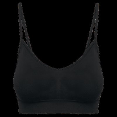 Sujetador sin costuras ergonómico Black L/XL