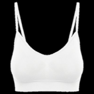 Sujetador sin costuras ergonómico White L/XL