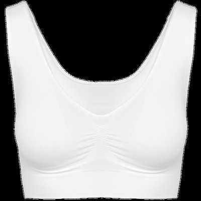 Sujetador sin costuras White XL/XXL