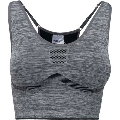 Sujetador deportivo ajustable Storm Grey Melange M/L