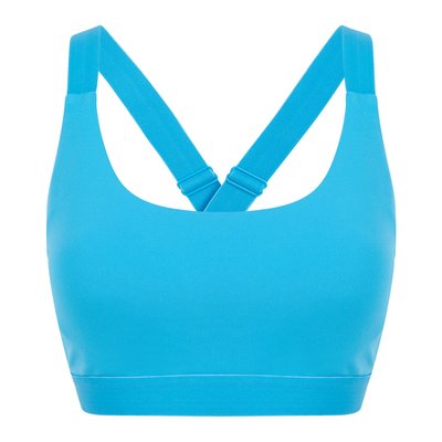 Sujetador deportivo con cierre de ganchos Turquoise Blue Xs