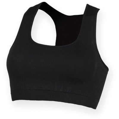Sujetador deportivo sin costuras Black M