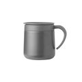 Taza térmica de acero con tapa abrefácil Gri