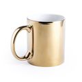Taza personalizable de cerámica color metalizado Dor