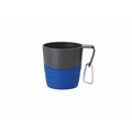 Taza plegable de silicona Azul