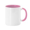 Taza Sublimación Interior Colorido 350ml Rosa
