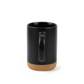 Taza de cerámica con base de corcho extraíble