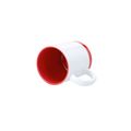 Taza cerámica 350 ml blanca sublimación detalles color