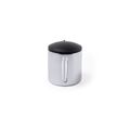 Taza acero inox con tapadera y mosquetón