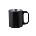 Taza Acero Doble Pared con Original asa PP Negra Neg