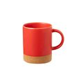 Taza Cerámica/Corcho 350ml Colores Roj
