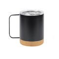 Taza 330ml con Doble Pared y Tapa
